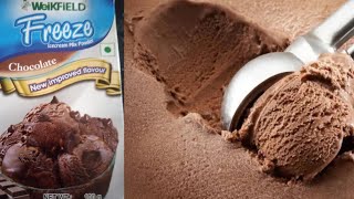 weikfield icecream powder homemade icecream recipe chocolate icecream recipe [upl. by Ahseirej285]