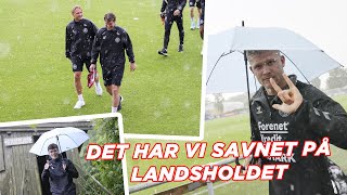 På 60 sek ⏱️ Det har spillerne glædet sig til Danmark Damsgaard og trøffelrisotto [upl. by Lashond]