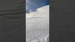 ESF La Plagne avec JeanYves Ski Face Nord par le couloir des Canadiens [upl. by Lucey]