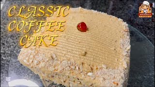 Classic Coffee Cake Recipe By Nosheen’s Kitchen  Creamy Soft Spongy Cake coffeecakerecipe [upl. by Pinter]