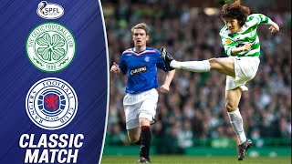 Nakamura Scores Old Firm Screamer Celtic 21 Rangers 16042008  SPFL Classics [upl. by Berlinda]