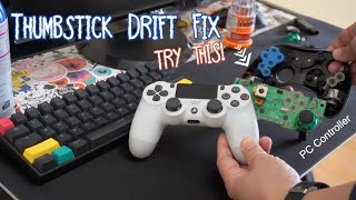 New Methods to Fix PS4 Controller Drift using Old Controllers [upl. by Asilec]