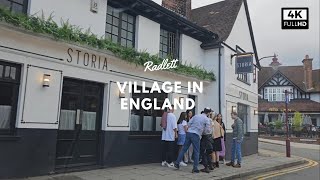 Radlett Village Drive 4K  ENGLAND [upl. by Atinet806]