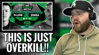 First Time Hearing DLOW vs ZEKKA  Final  SBX KICKBACK BATTLE 2021 A slaughter REACTION [upl. by Aicelet]