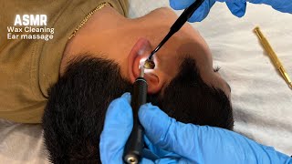 ASMR ASMR Professional Ear wax Cleaning Best Ear Wax Removal ear massage with bf pt1 [upl. by Odlawso714]