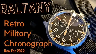 Baltany Retro Military Chronograph Watch [upl. by Kailey]