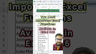 Excel 365 Two Superb Functions‼️Learn Microsoft Excel excel exceltricks exceltips shorts [upl. by Godfry]