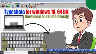 How to run typeshala in Windows 10 and 64bit pc [upl. by Caldera]