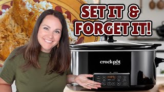 3 Easy CROCK POT Recipes You NEED to Make This Week  NO canned soups [upl. by Chae211]