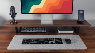 Oakywood Desk Shelf Review Dual Monitor Stand [upl. by Edalb]