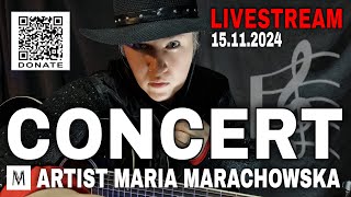 Live Acoustic Concert By Maria Marachowska On Tiktok  15November 2024 [upl. by Ardrey200]