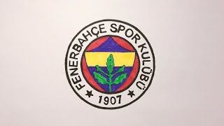 Fenerbahçe Amblemi Nasıl Çizilir  Fenerbahçe Logo Çizimi [upl. by Blackmun587]