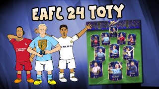 😠EA FC 24 TOTY  Footballers React😠 Team of the Year 2023 [upl. by Repard591]