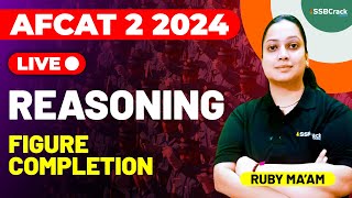 AFCAT 2 2024 Exam Reasoning Live  Figure Completion [upl. by Nekial664]