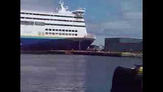 MV Blue Puttees aground in Port aux Basques harbour July 31 2013 [upl. by Sunny973]