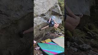 Aneurism V8  Squamish Bouldering [upl. by Leopoldeen]