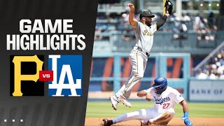 Pirates vs Dodgers Game Highlights 81124  MLB Highlights [upl. by Nidla]