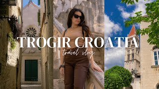 CROATIA TRAVEL VLOG Trogir day trip  old town beaches amp cevapi [upl. by Abibah]