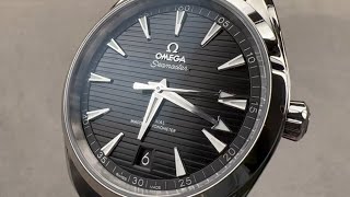 Omega Seamaster Aqua Terra 150M 22012412101001 Omega Watch Review [upl. by Baskett]