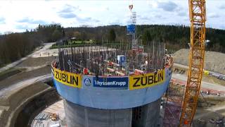 SÜLZLE Stahlpartner  Grossprojekt ThyssenKrupp Testturm Rottweil [upl. by Strenta]