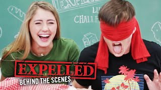 Lia Marie Johnson amp Marcus Johns Lunch Challenge Expelled Behind the Scenes​​ [upl. by Adnovaj]