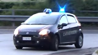 Passaggio Unità Territoriale Fiat Punto Carabinieri in emergenza a Trento [upl. by Arvie]