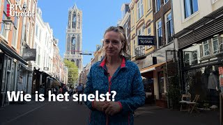 Wie beklimt het SNELSTE de Domtoren  RTV Utrecht [upl. by Adnolrehs]