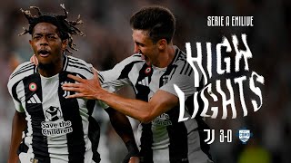 HIGHLIGHTS SERIE A  JUVENTUS 30 COMO  Mbangulas Dream Debut amp Decisive Yildiz [upl. by Ceporah]