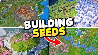 TOP 5 BEST NEW Seeds for Building in Minecraft 120 amp 121 minecraft pe amp java seeds [upl. by Eldwen]