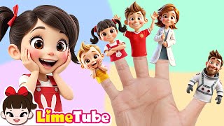 Job Finger Family amp Baby Shark more Nursery Rhymes amp Kids Songs  Kindergarten  LimeAndToys [upl. by Ohaus]