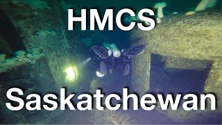 Diving the HMCS Saskatchewan in Nanaimo BC [upl. by Asile]