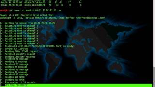 wpa hacking with reaver without passwordlist [upl. by Philipa]