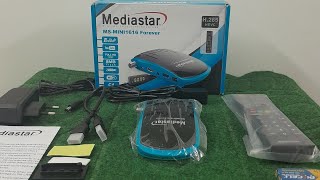 MediaStar MS1616 Forever CA H265 Digital Satellite Receiver l DLNA l 3G l 2x IR l 2xUSB l English [upl. by Berns]