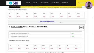 My SBI PO final scorecard SBI PO 2024 More than expected marks [upl. by Jackson345]