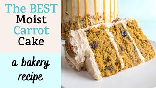 Deliciously Moist Carrot Cake [upl. by Nylkcaj]