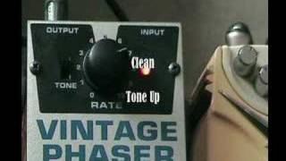 Demo of the Vintage Phaser Behringer VP1 [upl. by Neerhtak679]