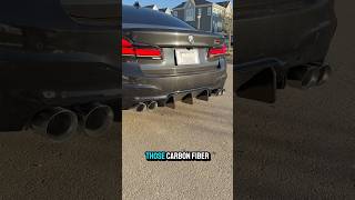 The diffuser is so agressive😮‍💨 bmw m5 diffuser carbonfiber m5competition f90m5 [upl. by Keiryt]