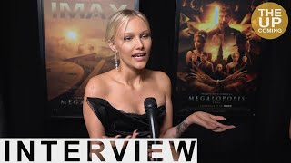 Grace VanderWaal interview Megalopolis Francis Ford Coppola at New York premiere [upl. by Anihsat]