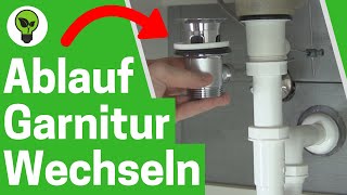 Ablaufgarnitur Wechseln ✅ GENIALE ANLEITUNG Wie Waschbecken Ablaufventil mit Überlauf Austauschen [upl. by Ottillia617]